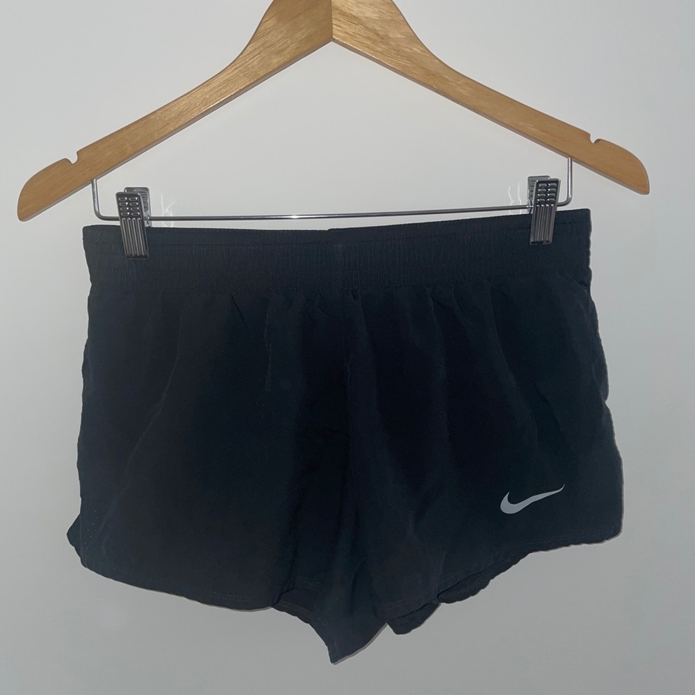 Nike dryfit black track shorts